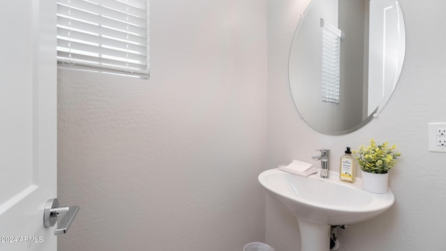 bathroom with a sink