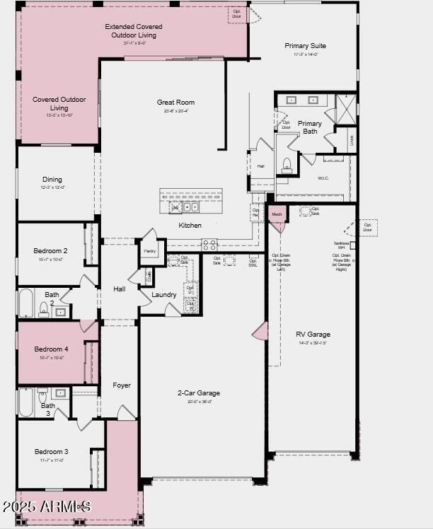17832 W San Miguel Ave, Litchfield Park, AZ 85340 - view of home floor plan