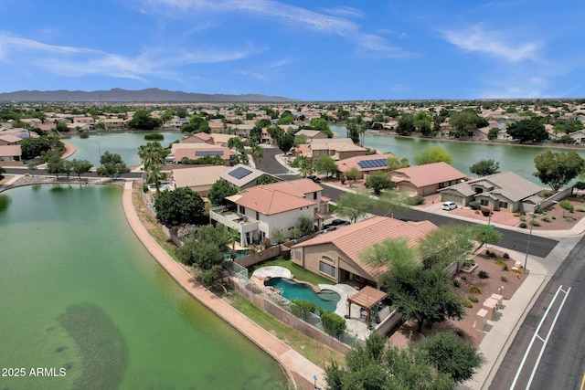 11101 W Wilshire Dr, Avondale, AZ 85392 - aerial view of residential area with a pool area and a nearby body of water