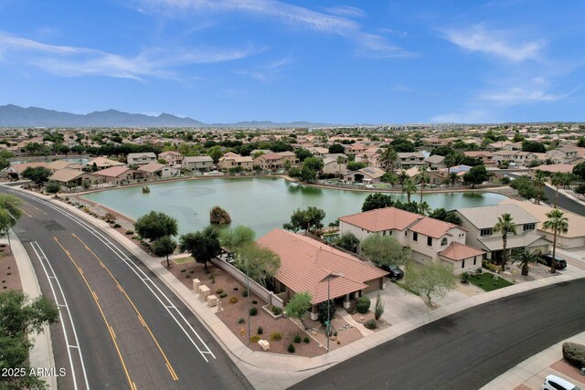 11101 W Wilshire Dr, Avondale, AZ 85392 - aerial perspective of suburban area with a water and mountain view