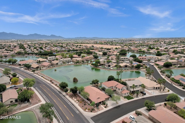 11101 W Wilshire Dr, Avondale, AZ 85392 - aerial view of residential area featuring a water and mountain view