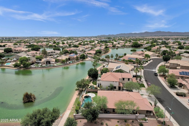 11101 W Wilshire Dr, Avondale, AZ 85392 - aerial view of residential area featuring a water and mountain view