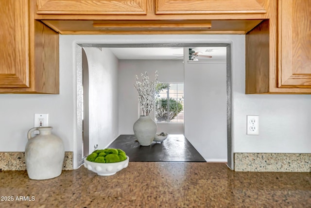 10215 W Missouri Ave, Glendale, AZ 85307 - kitchen view of ceiling fan and baseboards