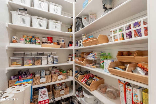 view of pantry