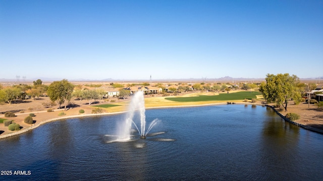 view of water feature