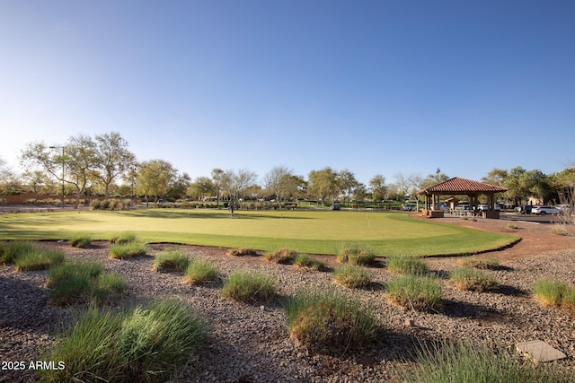 surrounding community with a gazebo