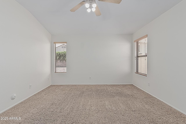 708 E Mule Train Trl, San Tan Valley, AZ 85143 - carpeted spare room with baseboards and ceiling fan
