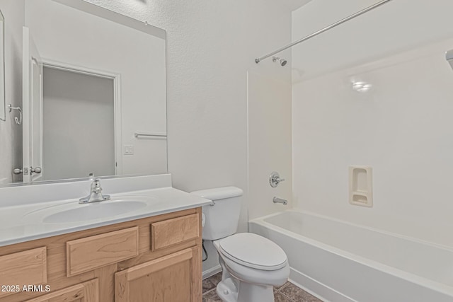 708 E Mule Train Trl, San Tan Valley, AZ 85143 - full bathroom featuring vanity, toilet, and shower / tub combination
