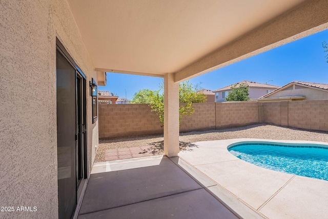 11805 W Sunnyside Dr, El Mirage, AZ 85335 - view of pool featuring a patio area and a fenced backyard