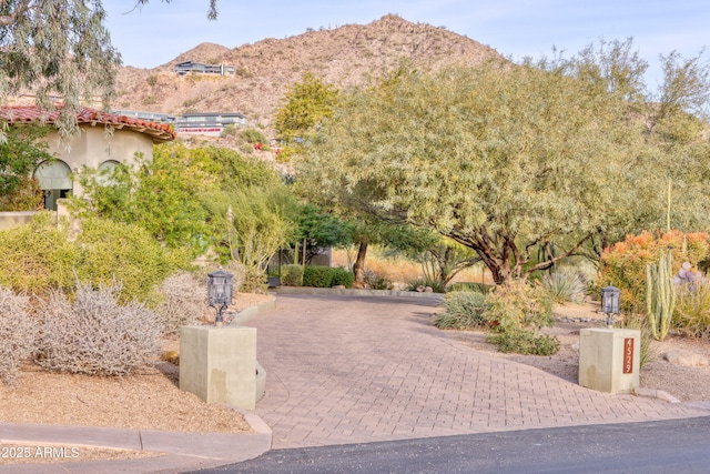 surrounding community featuring a mountain view