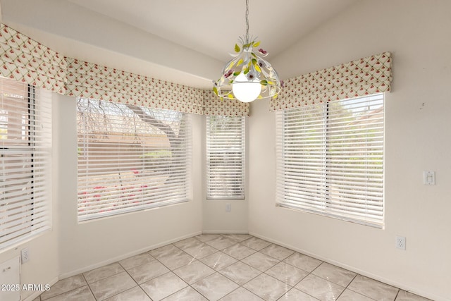 22319 N Desperado Dr, Sun City West, AZ 85375 - interior space with baseboards and vaulted ceiling