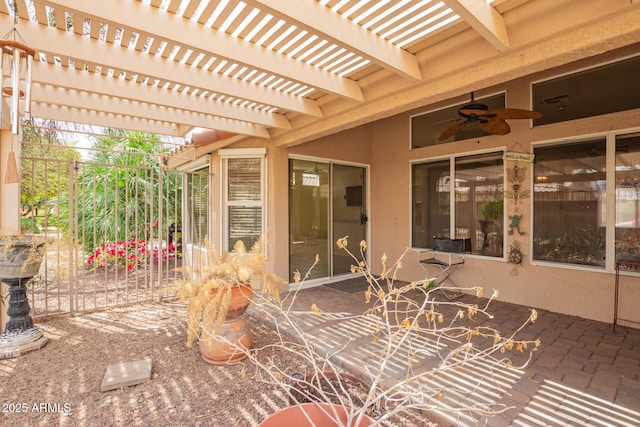 22319 N Desperado Dr, Sun City West, AZ 85375 - view of patio / terrace with a pergola