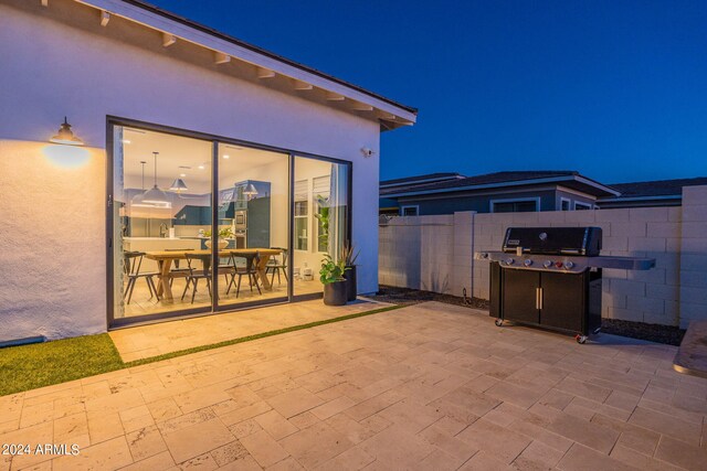 view of patio / terrace with grilling area