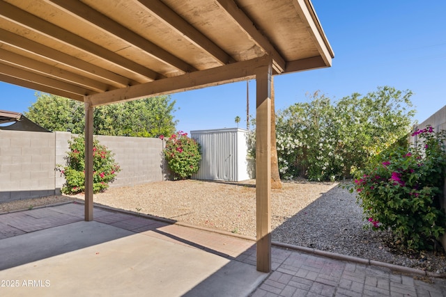 3326 E Calypso Ave, Mesa, AZ 85204 - view of patio with a fenced backyard