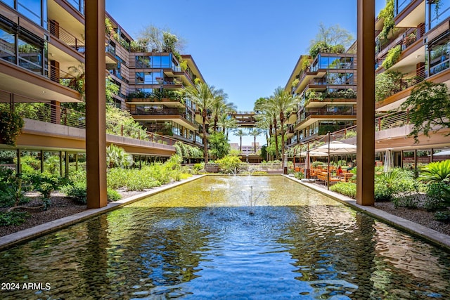 view of water feature