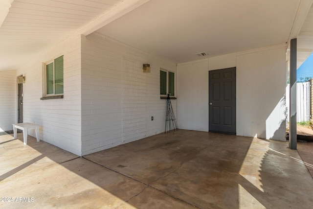 4628 E Holly St, Phoenix, AZ 85008 - view of patio with a carport and visible vents