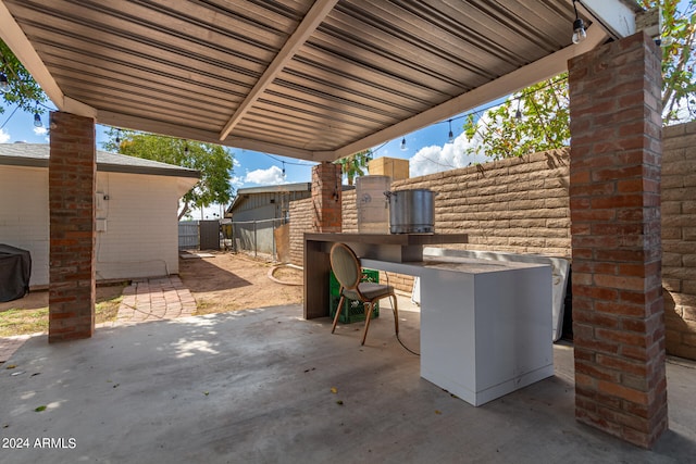 view of patio