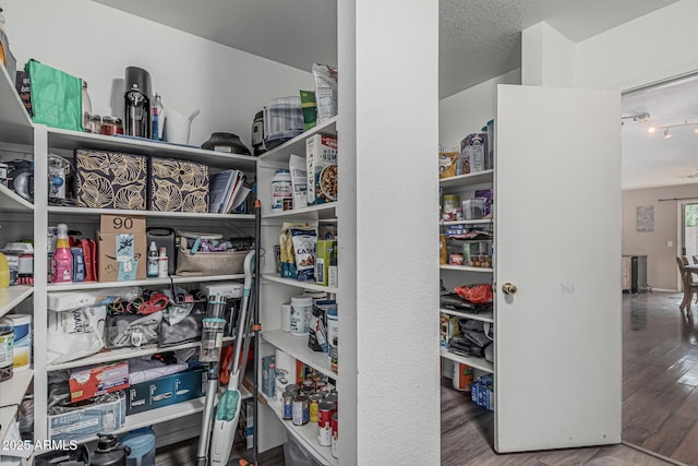 view of storage area