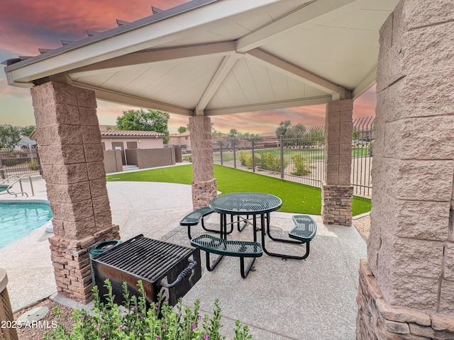 view of patio