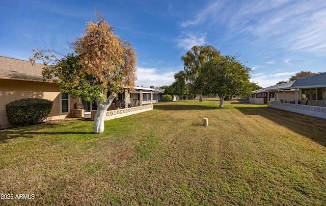 view of yard