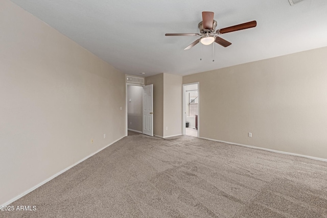 681 W Racine Loop, Casa Grande, AZ 85122 - carpeted empty room with ceiling fan and baseboards