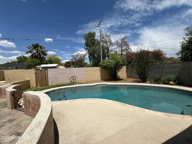 1618 W Vernon Ave, Phoenix, AZ 85007 - view of swimming pool with a fenced backyard and a patio area