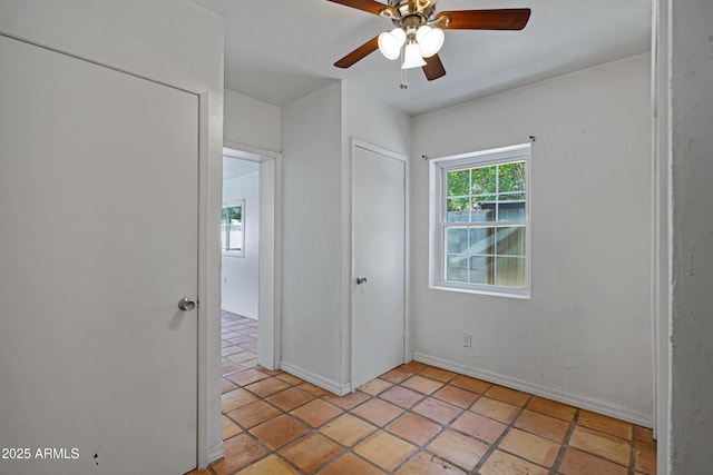 1618 W Vernon Ave, Phoenix, AZ 85007 - spare room featuring ceiling fan and baseboards