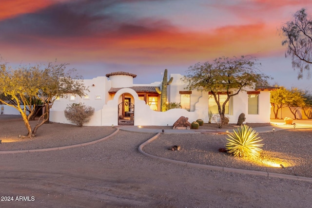 view of mediterranean / spanish house