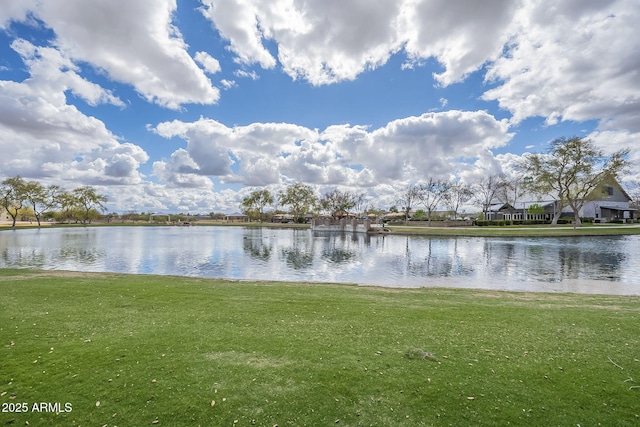 view of water feature