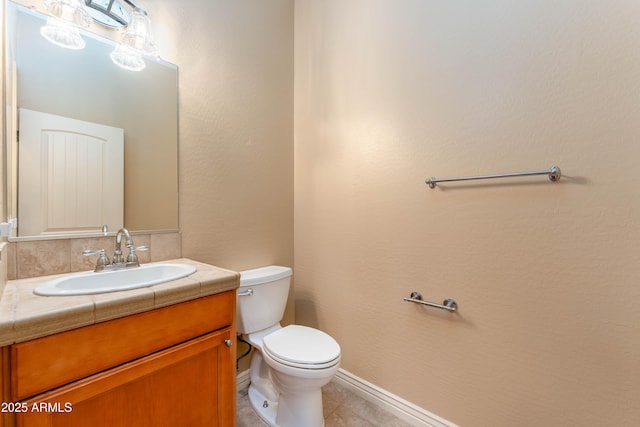 7969 S 172nd St, Queen Creek, AZ 85142 - bathroom with toilet, vanity, and tile patterned floors