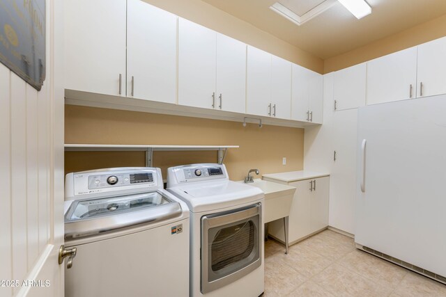 7969 S 172nd St, Queen Creek, AZ 85142 - washroom with washing machine and dryer and cabinet space
