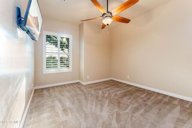 7969 S 172nd St, Queen Creek, AZ 85142 - carpeted spare room with a ceiling fan and baseboards