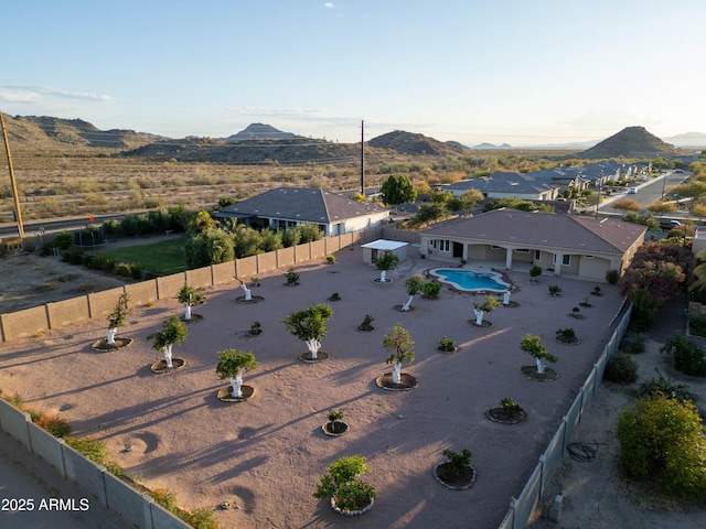 7969 S 172nd St, Queen Creek, AZ 85142 - bird's eye view of a mountainous background