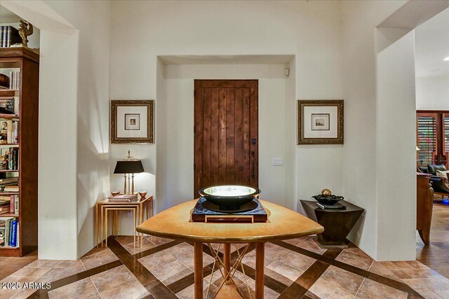 7751 E Golden Eagle Cir, Gold Canyon, AZ 85118 - hall featuring inlaid floor details