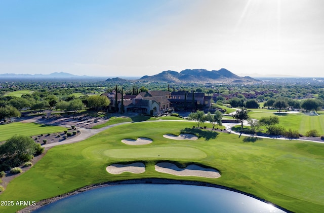 7751 E Golden Eagle Cir, Gold Canyon, AZ 85118 - view of home's community featuring a water and mountain view, view of golf course, and a residential view