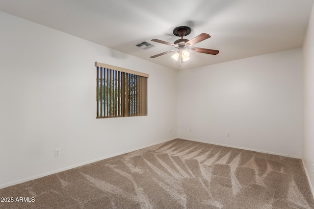 12132 W Caribbean Ln, El Mirage, AZ 85335 - carpeted spare room featuring a ceiling fan and baseboards