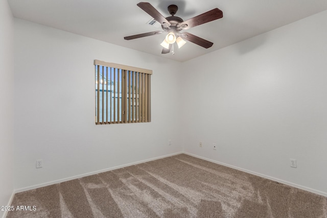 12132 W Caribbean Ln, El Mirage, AZ 85335 - spare room featuring carpet and a ceiling fan