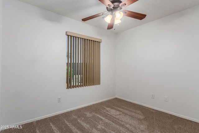 12132 W Caribbean Ln, El Mirage, AZ 85335 - carpeted empty room with baseboards and ceiling fan