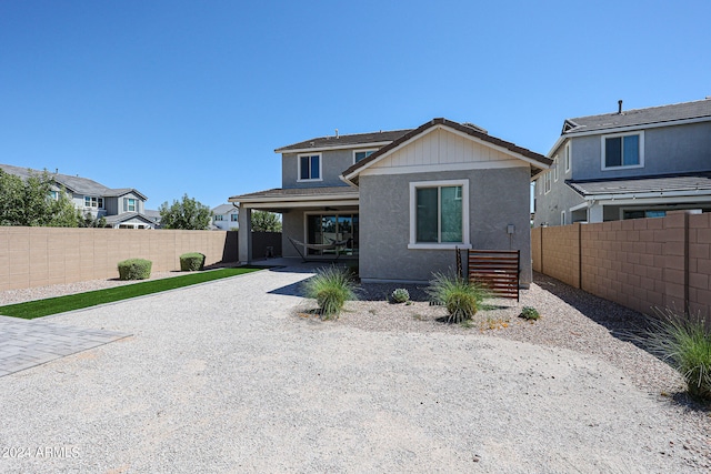 view of front of home