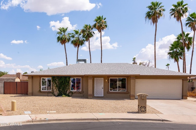 929 W Knowles Cir, Mesa, AZ 85210 - ranch-style home with an attached garage, concrete driveway, and stucco siding