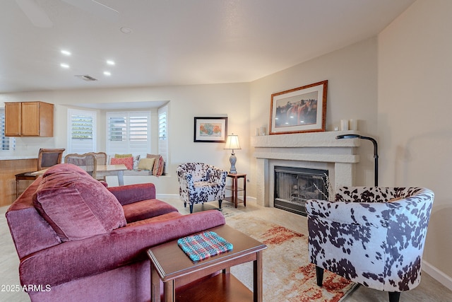 view of living room