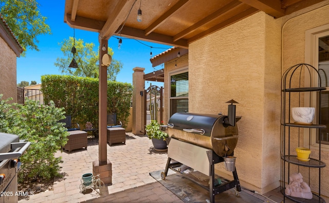 1910 E Citation Ln, Tempe, AZ 85284 - view of patio / terrace featuring a grill and a gate