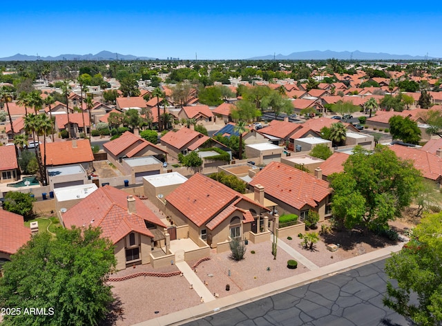 1910 E Citation Ln, Tempe, AZ 85284 - aerial view of residential area with mountains