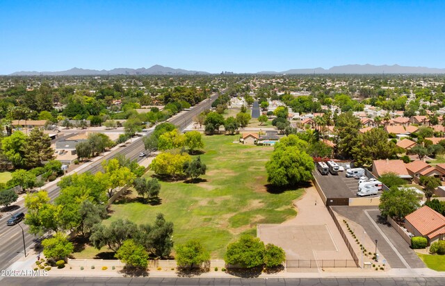 1910 E Citation Ln, Tempe, AZ 85284 - aerial view of residential area featuring a mountain backdrop