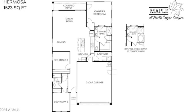 18197 W Cielo Grande Ave, Surprise, AZ 85387 - floor plan