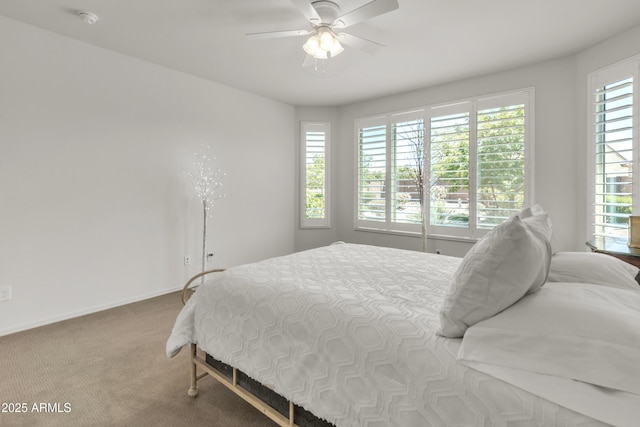 4279 N Spyglass Dr, Florence, AZ 85132 - carpeted bedroom with ceiling fan and baseboards
