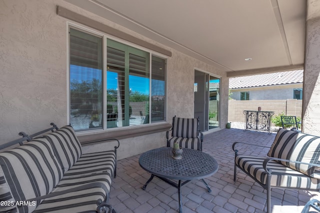 4279 N Spyglass Dr, Florence, AZ 85132 - view of patio / terrace featuring fence