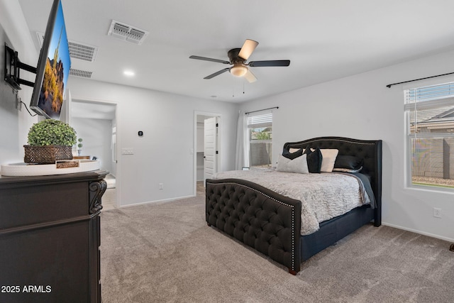 654 E Buckingham Ave, Gilbert, AZ 85297 - bedroom with carpet floors and a ceiling fan
