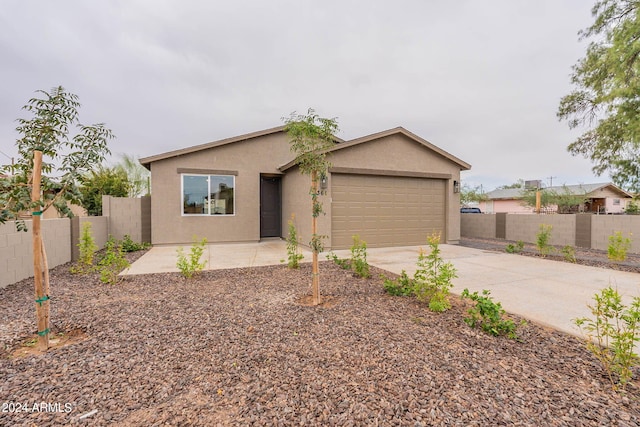 ranch-style house with a garage