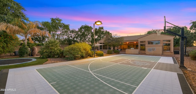 view of sport court with community basketball court